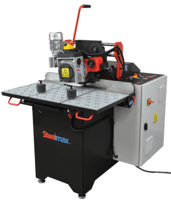 30 MM Stationary High-Capacity Plate & Pipe Beveling Machine - 480V Three Phase
