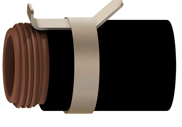 Retaining cap mechanized ohmic Duramax and Duramax Lock 15-105 A